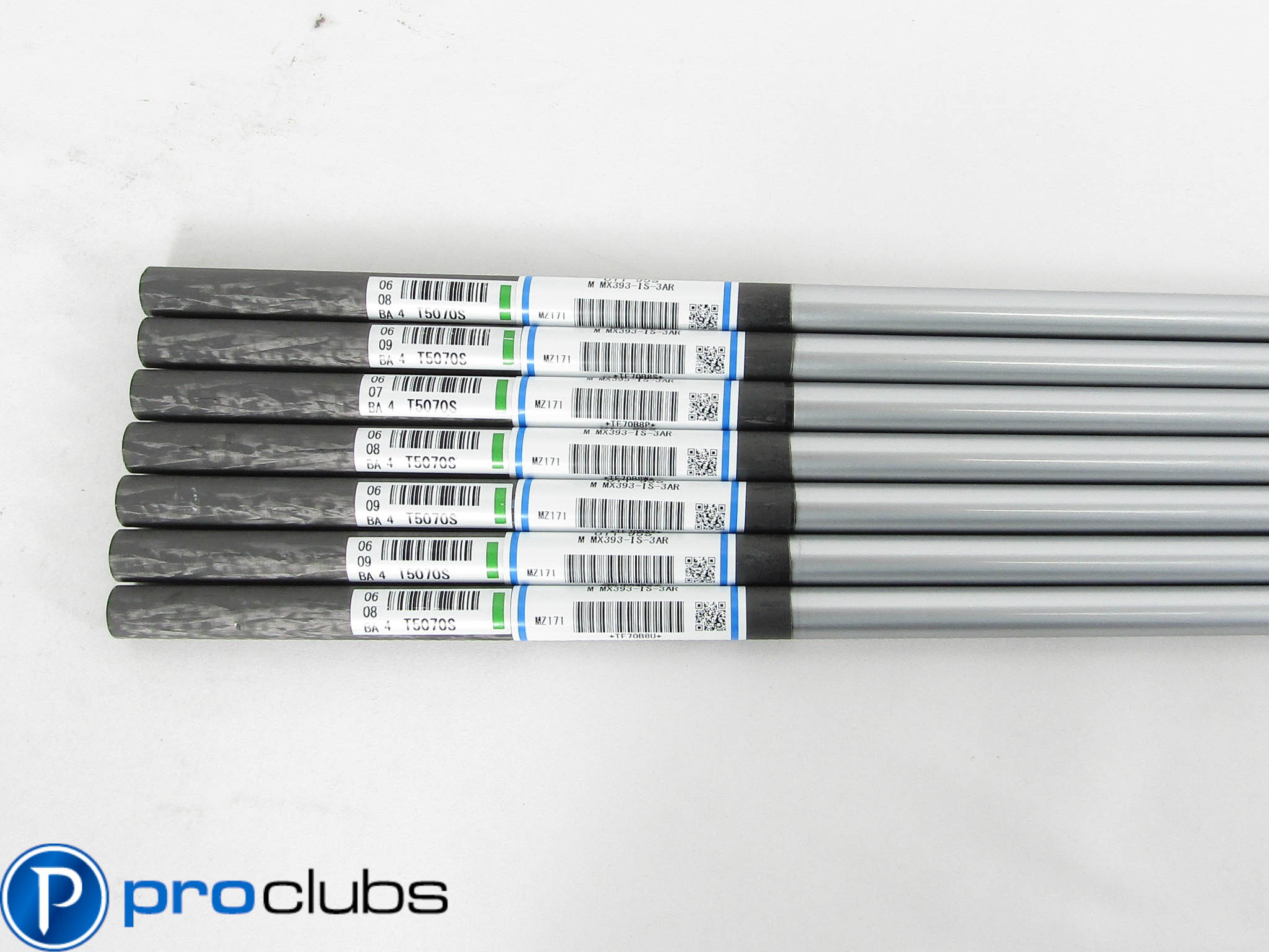 7pc NEW MITSUBISHI CHEMICAL OTi 95 STIFF FLEX GRAPHITE IRON SHAFTS